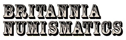 Britannia Numismatics stylized name